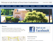 Tablet Screenshot of lakepointecourt.com